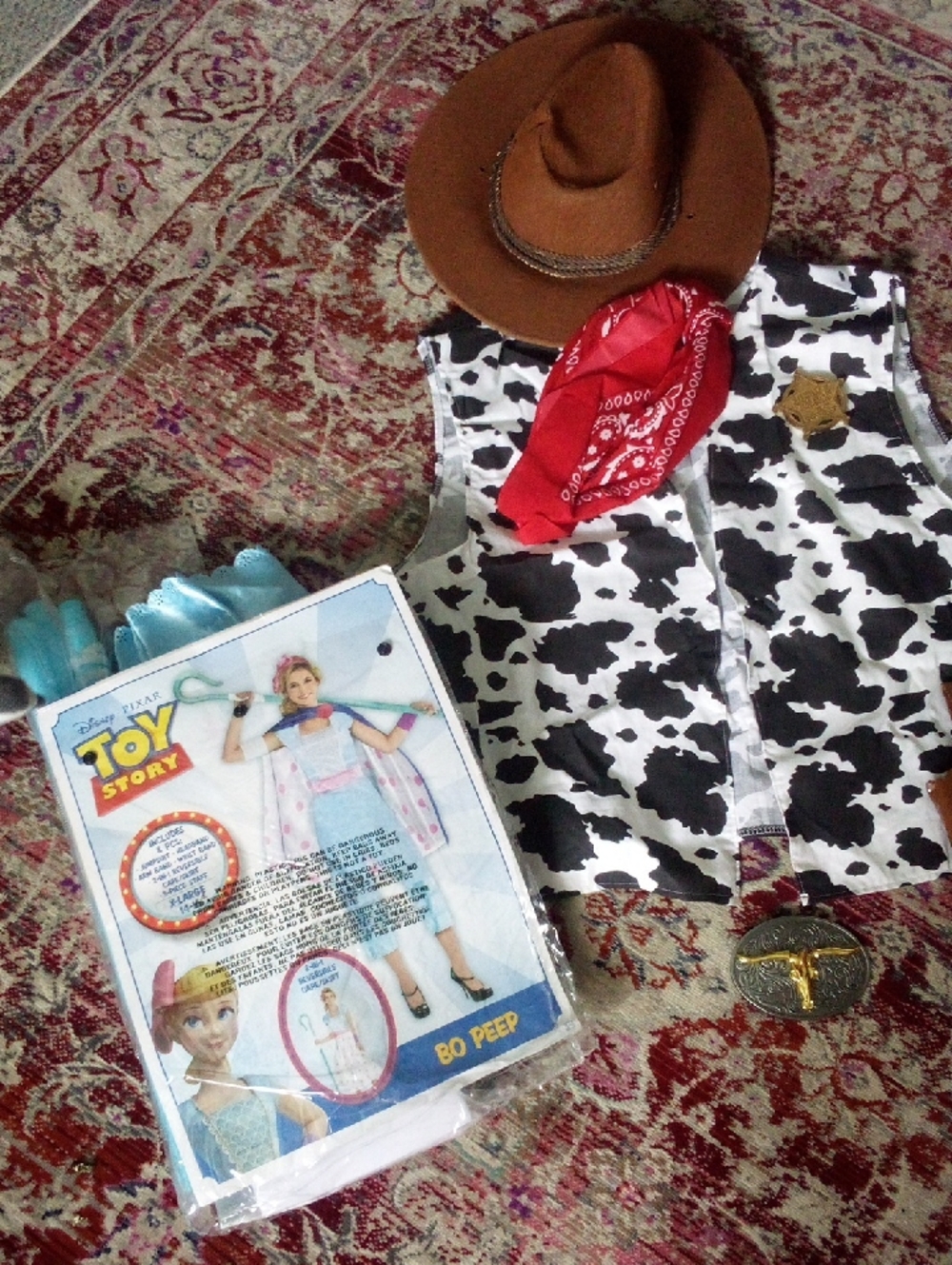 Toy Story Bo Peep & Custom Woody Costumes
